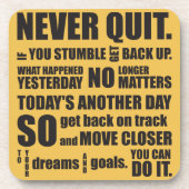 決してやめ コースター (正面)