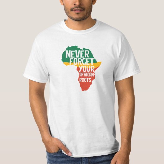 決してア忘れフリカのルーツではない、アフリカのアライグマ Tシャツ (正面)
