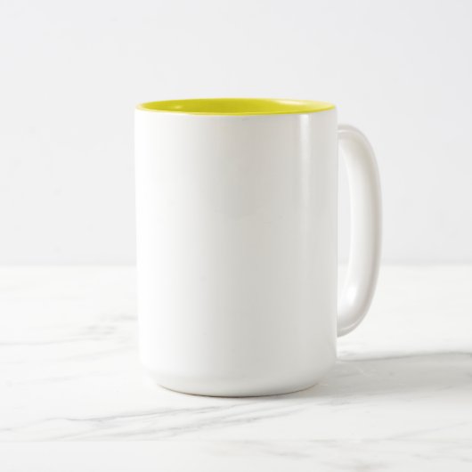 決してコンボのマグをあきらめないで下さい ツートーンマグカップ (正面右)