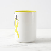 決してコンボのマグをあきらめないで下さい ツートーンマグカップ (中央)