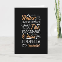 決してコーヒーを過小評価しない |コーヒーデザイン