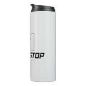 決してストップやる気を起こさせるデザイン タンブラー (回転右)