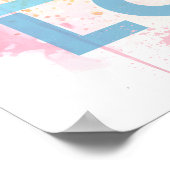 決してストップユニバ学ス、大学、学校の編集可能 ポスター (角)