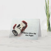 決してテーマカードを囲む戦いをあきらめないで下さい カード (正面)