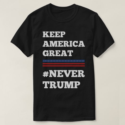 決してトランプ Tシャツ (デザイン正面)