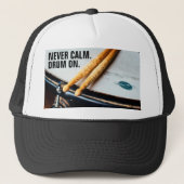 決してドラムでドラムを落ち着けない キャップ (正面)