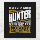 決してハンターと付き合わない ワインラベル (シングルラベル)
