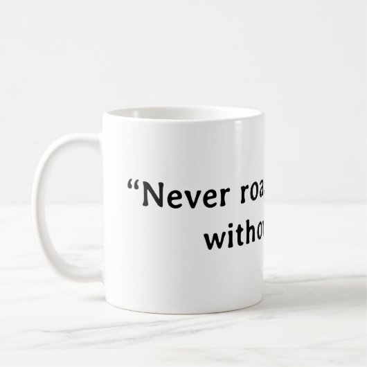 決してバターなしではあなたのろばを焼かないで下さい コーヒーマグカップ (左)