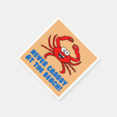 決してビーチ スタンダードカクテルナプキン (角)