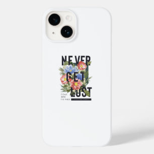 決してフローラのスローガンを失った取得しない Case-Mate iPhone 14ケース