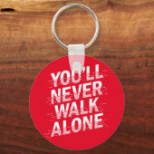 決して一人で歩けない キーホルダー (正面)