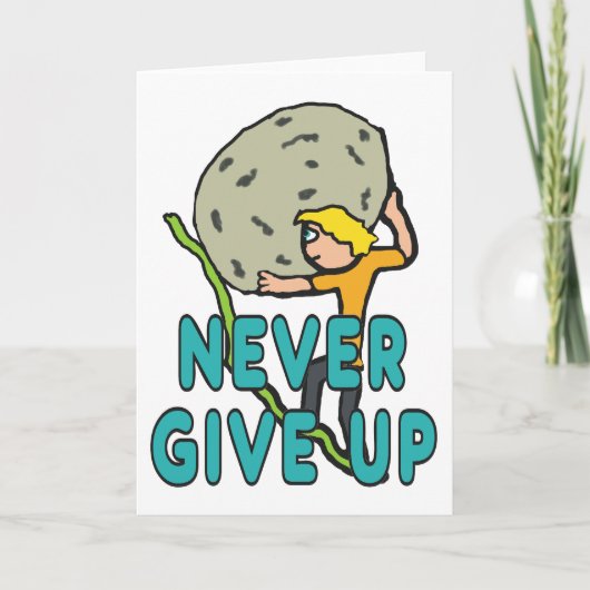 決して上に与えしない カード (正面)