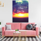 決して上に与えしない キャンバスプリント (インサイチュ (リビング))