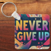 決して上に与えしない キーホルダー (正面)