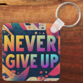 決して上に与えしない キーホルダー (裏面)