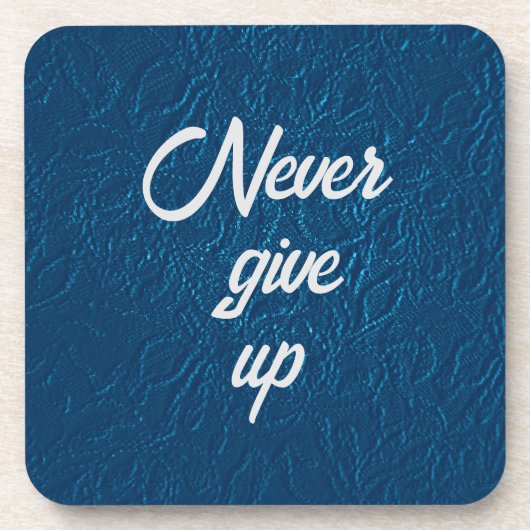 決して上に与えしない コースター (正面)