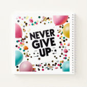 決して上に与えしない ノートブック (裏面)