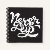 決して上に与えしない ノートブック (正面)