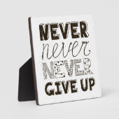 決して上に与えしない フォトプラーク (正面)