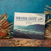 決して上に与えしない フォトプラーク (側面)