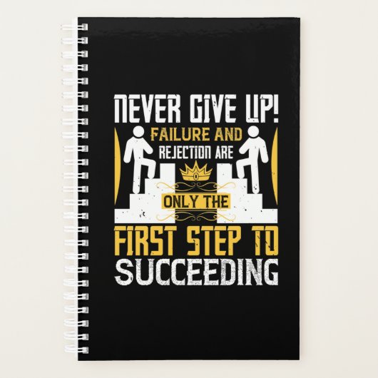 決して上に与えしない プランナー手帳 (正面)