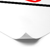 決して上に与えしない ポスター (角)