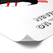 決して上に与えしない ポスター (角)