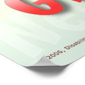 決して上に与えしない ポスター (角)