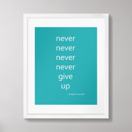 決して上に与えしない ポスター