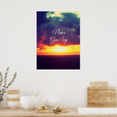 決して上に与えしない ポスター (キッチン)