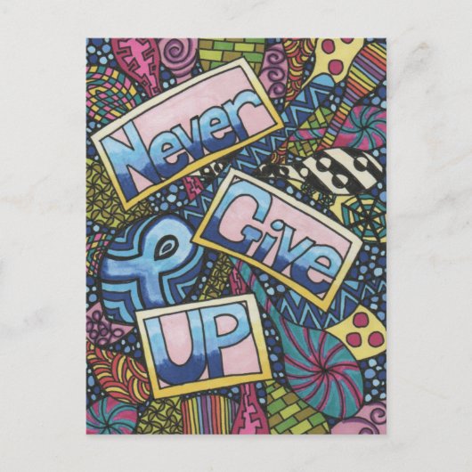 決して上に与えしない ポストカード (正面)