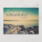 決して上に与えしない ポストカード (正面)