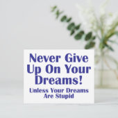 決して上に与えしない ポストカード (スタンド正面)