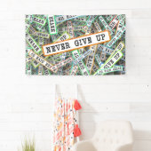 決して上に与えしない 横断幕 (インサイチュ)