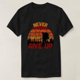 決して上に与えしない Tシャツ