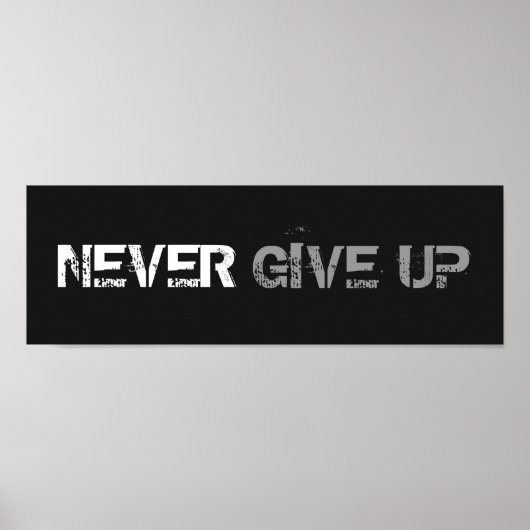 決して上に与えない ポスター (正面)