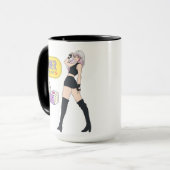 決して上に与えない マグカップ (正面左)