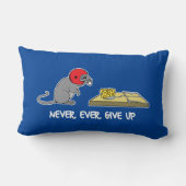 決して上に与えない ランバークッション (裏面)