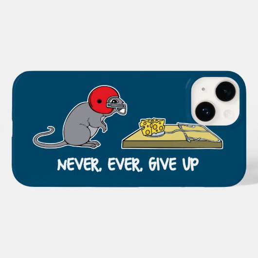 決して上に与えない Case-Mate iPhoneケース (裏面 (横))