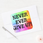 決して上与えにしない!!! スクエアシール (封筒)