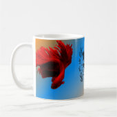 決して上与えに コーヒーマグカップ (左)