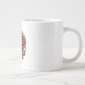 決して上与えに ジャンボコーヒーマグカップ (右)