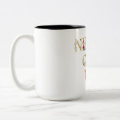 決して上与えに ツートーンマグカップ (左)