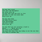 決して上与えに ポスター (正面)