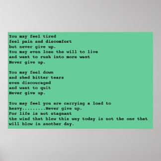 決して上与えに ポスター