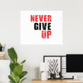 決して上与えに ポスター (ホームオフィス)