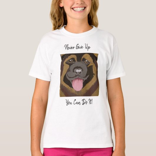 決して上与えに。出来る！ Tシャツ (正面)