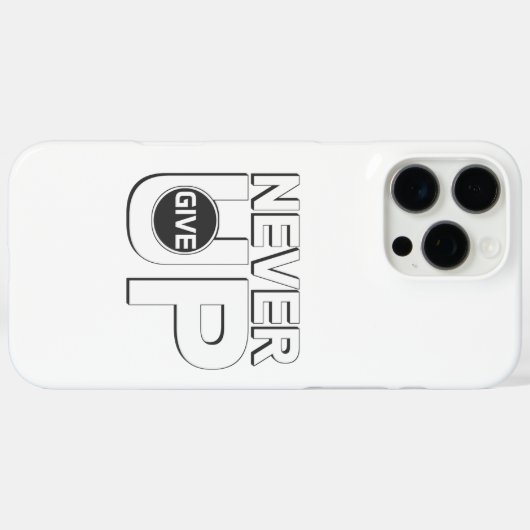 決して上与えに Case-Mate iPhoneケース (裏面 (横))