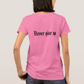 決して上与えに Tシャツ (裏面)