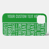 決して与えアップしないやる気を起こさせるケース Case-Mate iPhoneケース (裏面 (横))